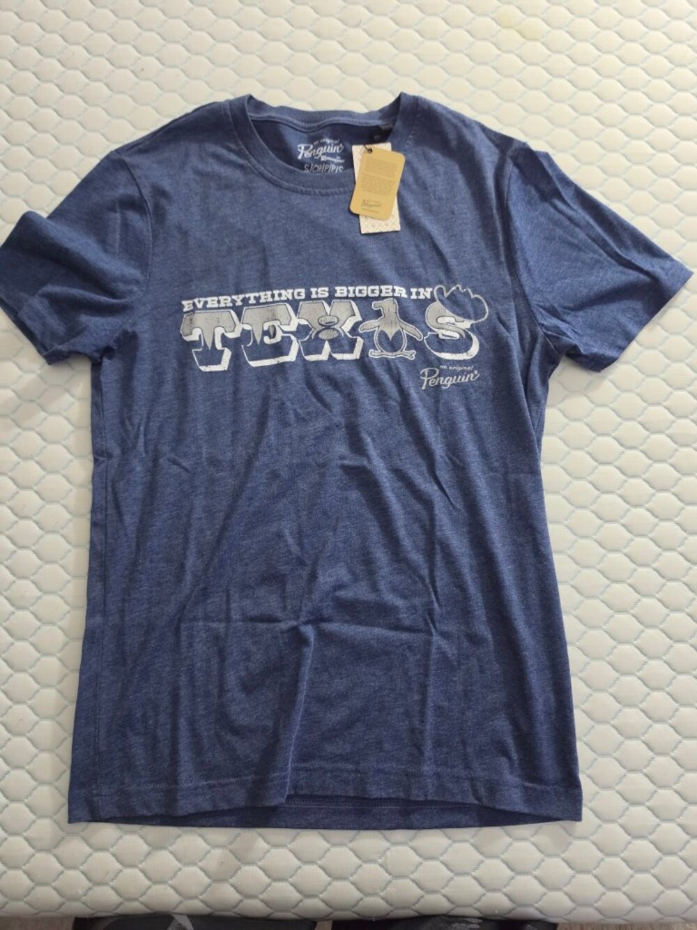 Original Penguin Everything Is Bigger In Texas Tee Men's Small NWT